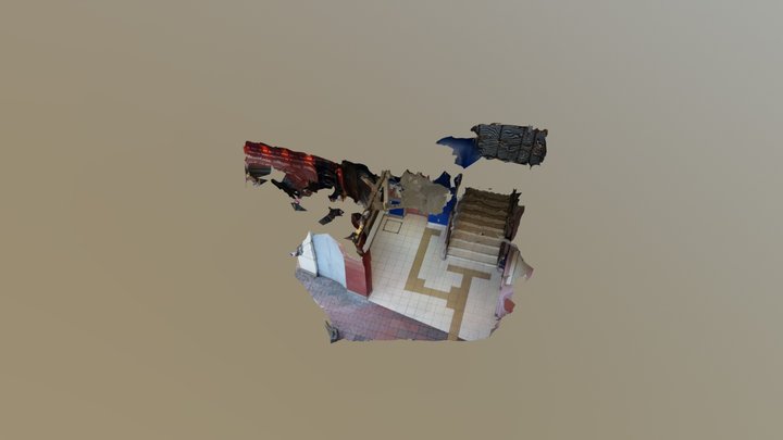 Tsudanuma Station North Exit Elevator 1F 3D Model