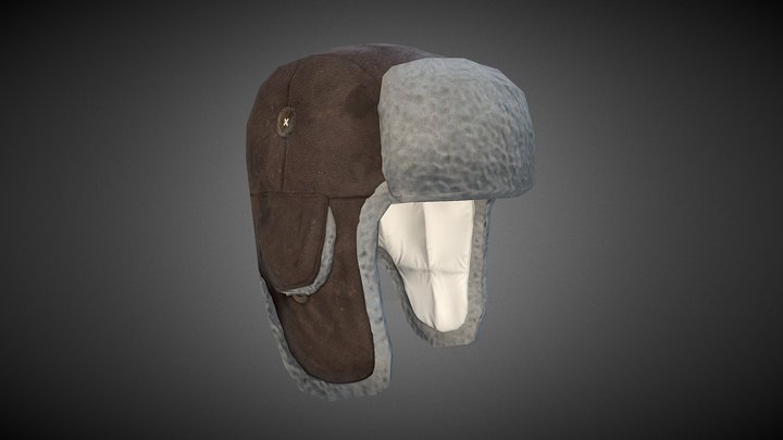 Ushanka - Trapper Hat 3D Model