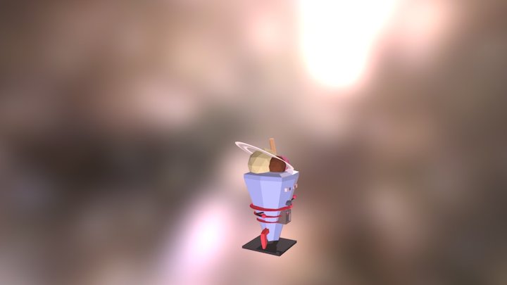 Interstellar icecream robot 3D Model