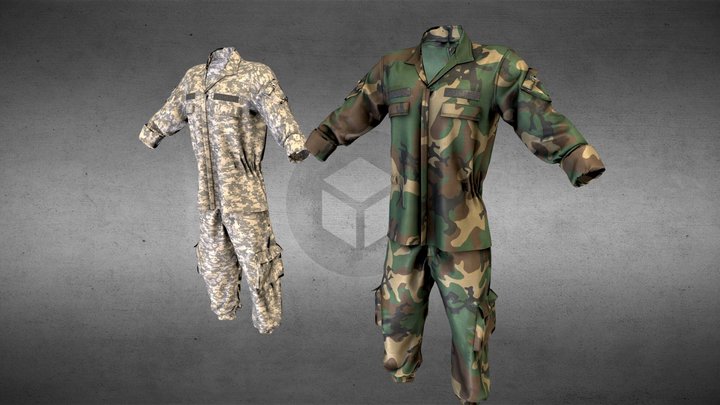 soldier uniform 3D Model