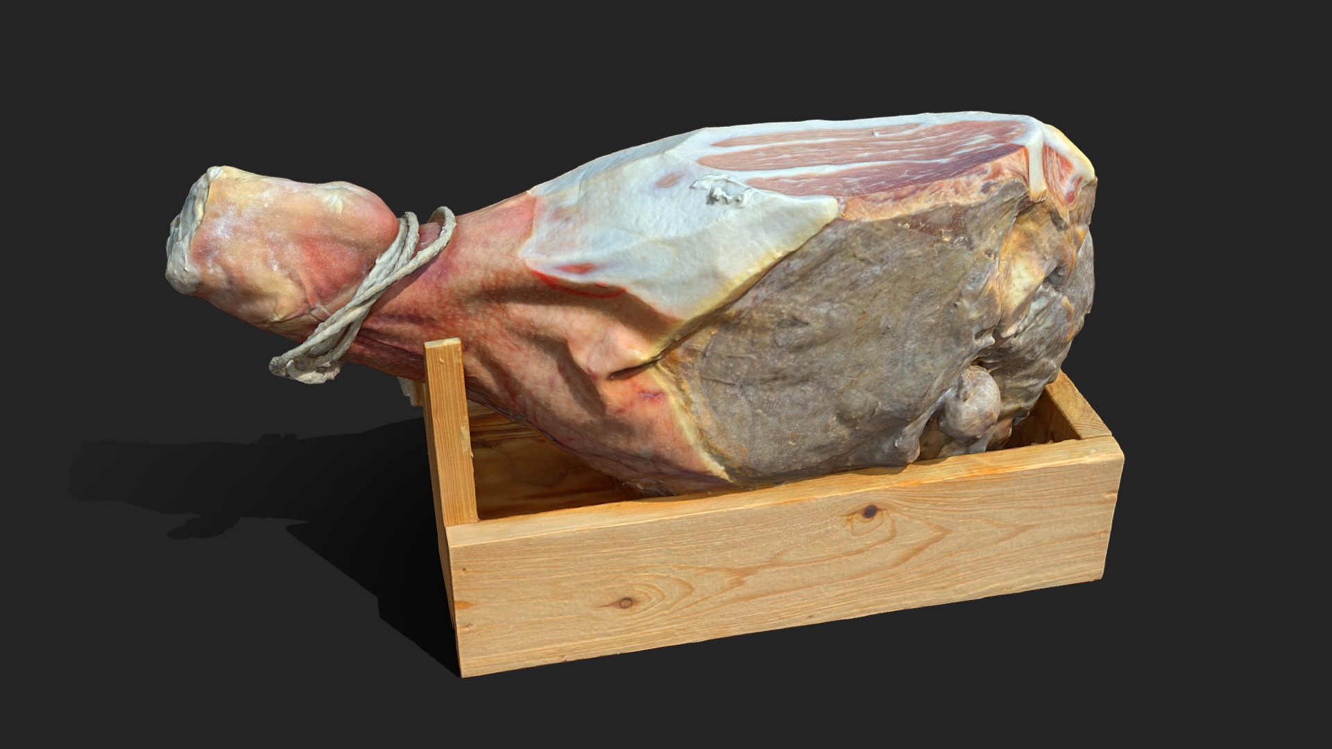 3D model Italian Ham - This is a 3D model of the Italian Ham. The 3D model is about a skull of an animal.