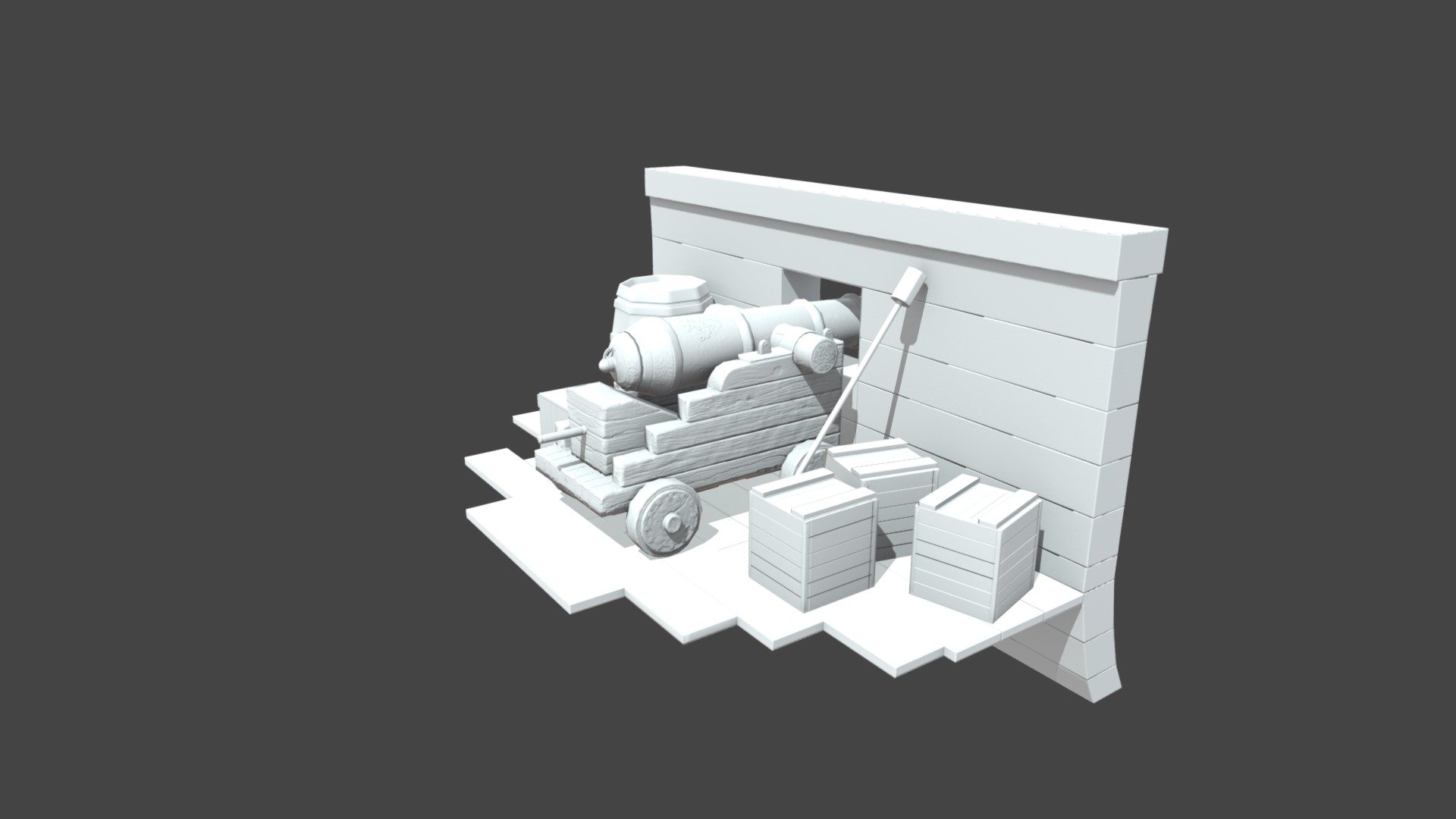 Cannon with Environment Bake