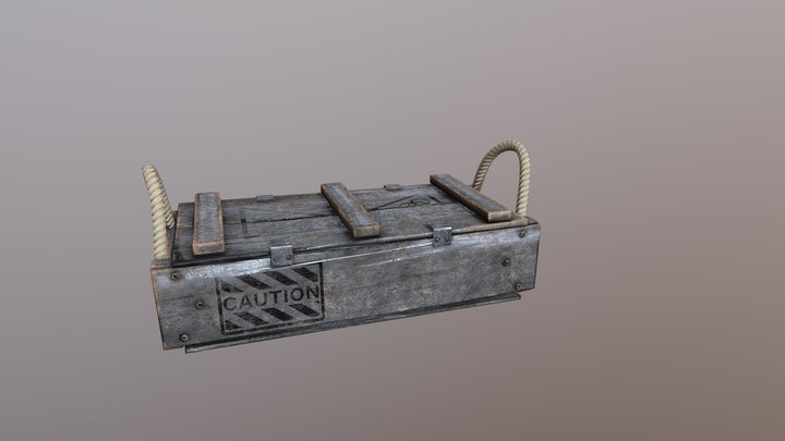 ammo crate props variation 4 3D Model