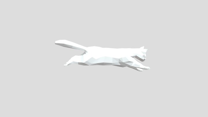 Cat Rigged 3D Model