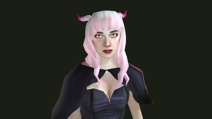 Low-Poly Character 3D Model