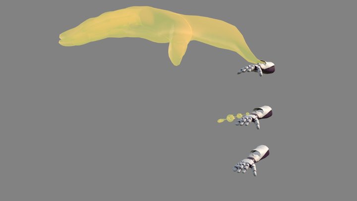 Concept Weapon - "God Hand" 3D Model