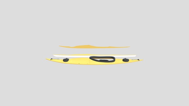 D3d220604 Kayak 3D Model