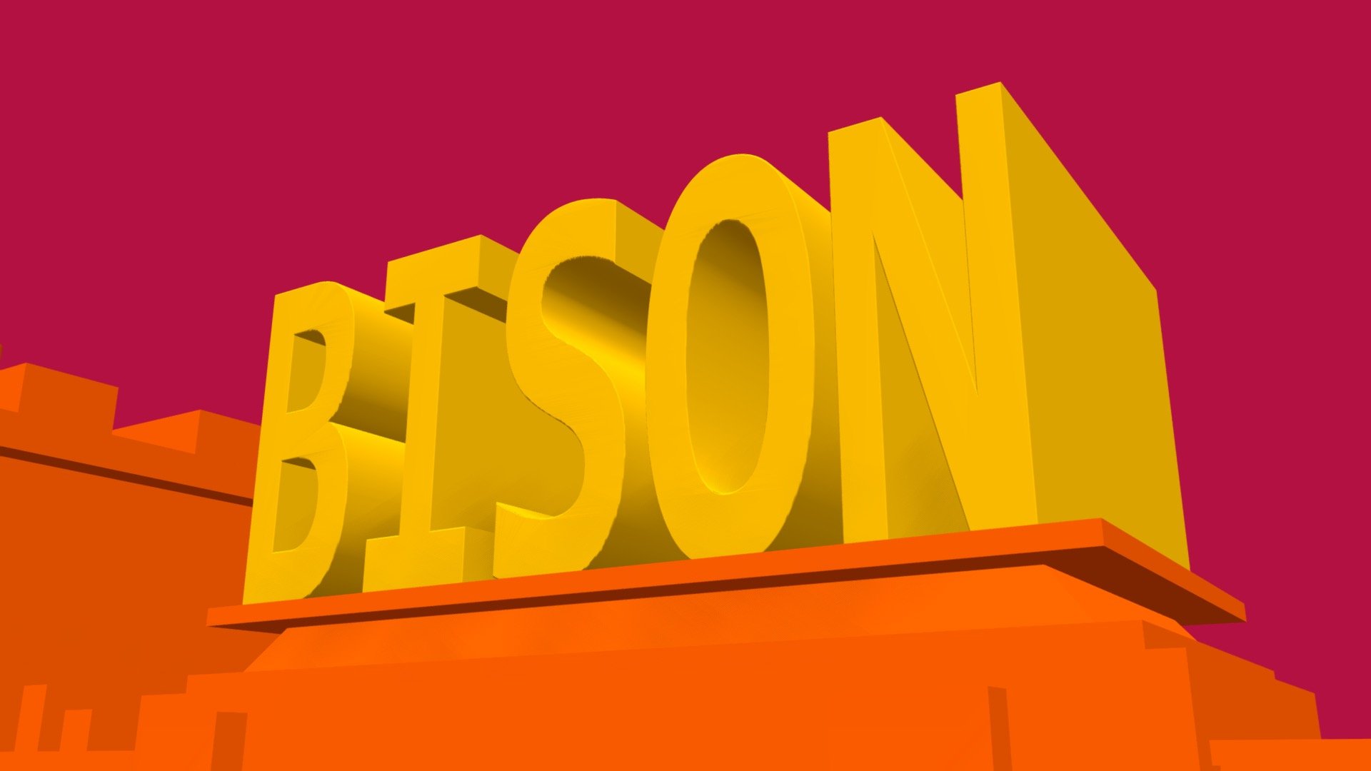 Bison Logo Remake - Download Free 3D model by DragonTheSketchfabUser ...