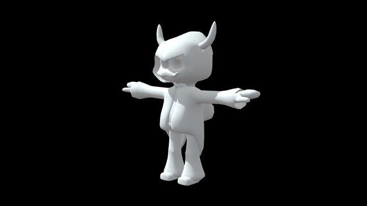demonio del mostacho wapeton 3D Model