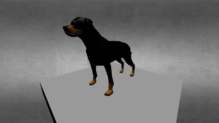 Rottweiler 3D Model