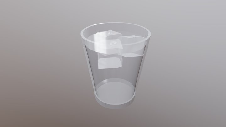 Water cup 3D Model
