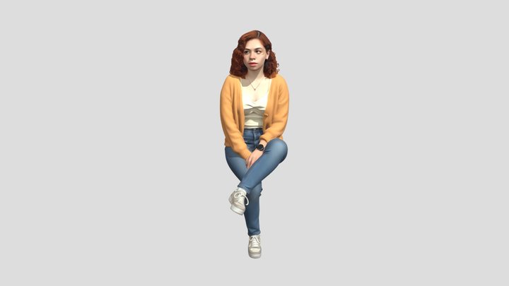 Golden Cardigan Portrait – Kostenloses 3D-Modell STL