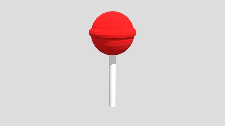 Capuchin LolliPop Cosmetic 3D Model