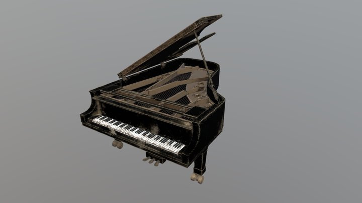 4th year project_piano 3D Model