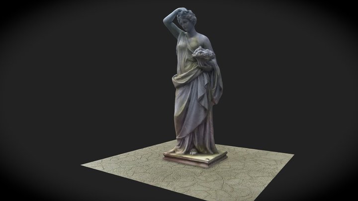 Woman Statue 3D Model