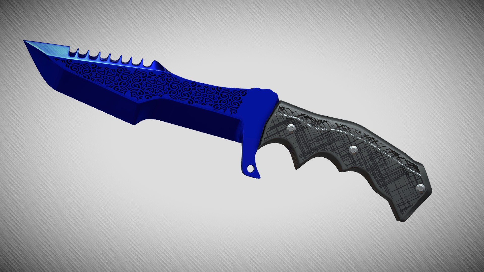 Huntsman knife - 3D model by kaladino007 [105100a] - Sketchfab