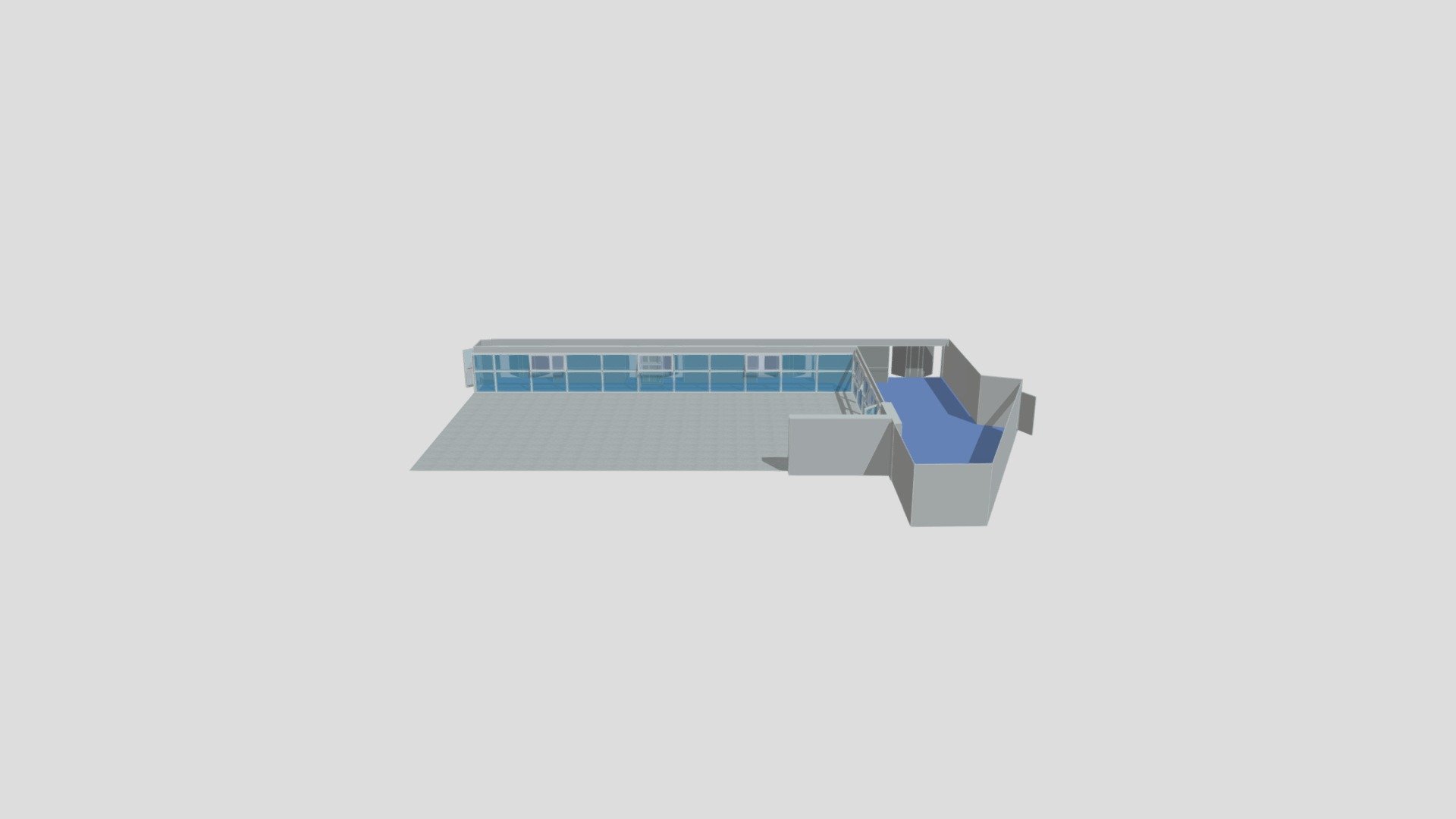 Sectorizacion hab-3 cerrada 3D Model