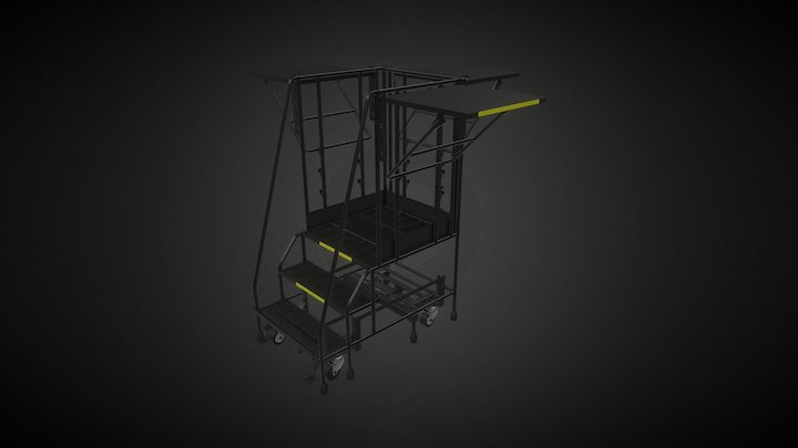 Step Ladder 3D Model