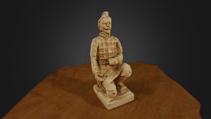 Pawn Chinese Chess Piece 3D Model