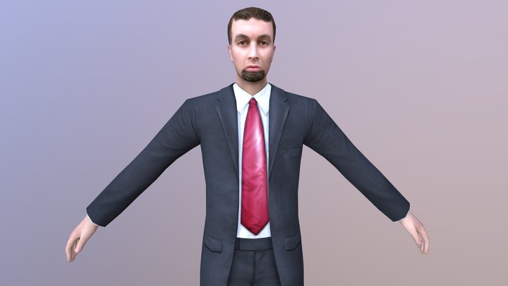 MAN 51 -WITH 250 ANIMATIONS 3D Model