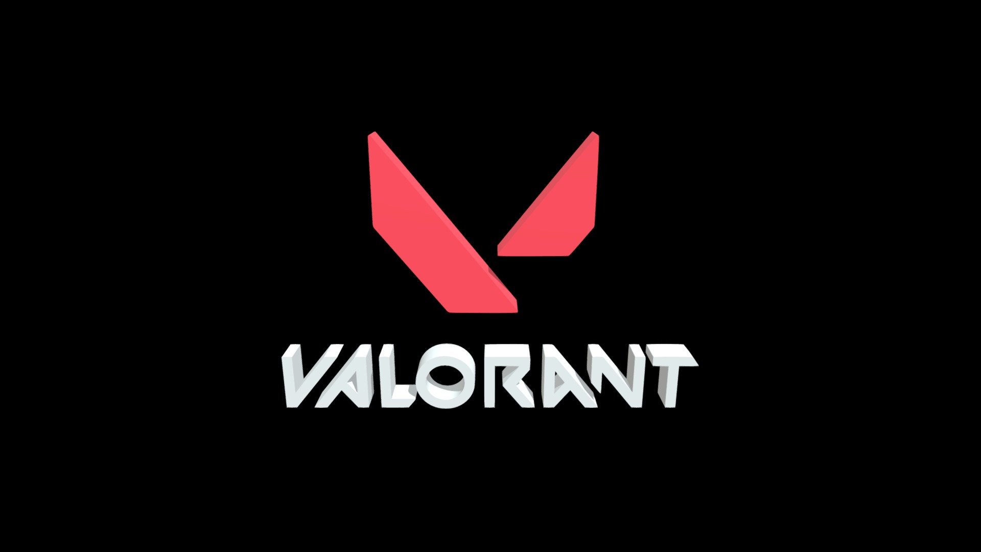Logo Valorant - 3D model by dannamicaella [1052991] - Sketchfab