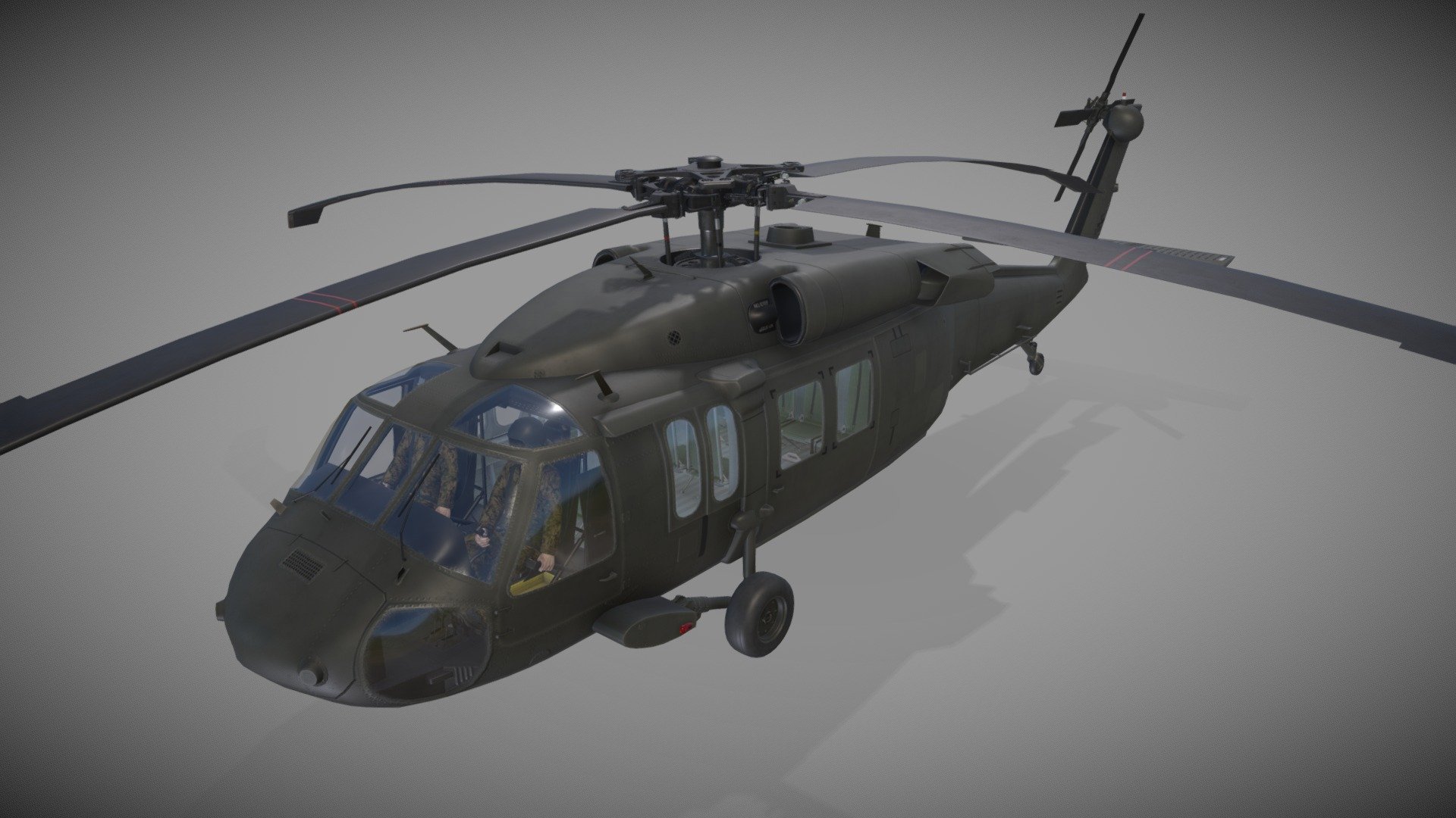 UH-60 Dark Complex Animation - Buy Royalty Free 3D model by pukamakara ...