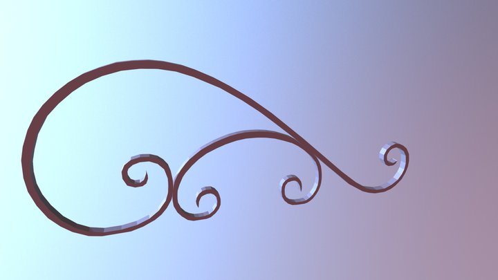 Ornamento Ferro Battuto 3D Model