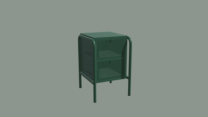 Nikkeby, Ikea Chest of 2 drawers 3D Model