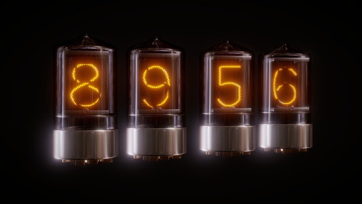 Gas-discharge Lamps 3D Model