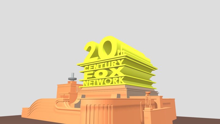 20th Century Fox Network Logo By SLN! Media Grou 3D Model
