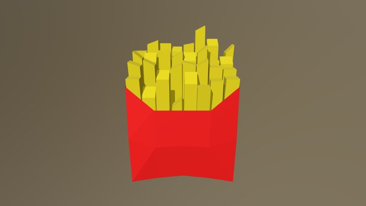 French Fries 3D Model