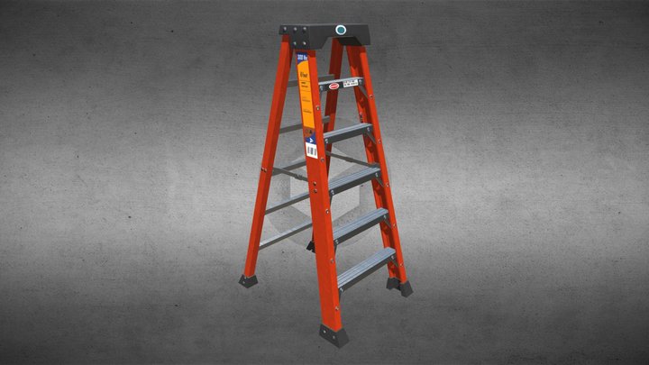 Step Ladder 3D Model
