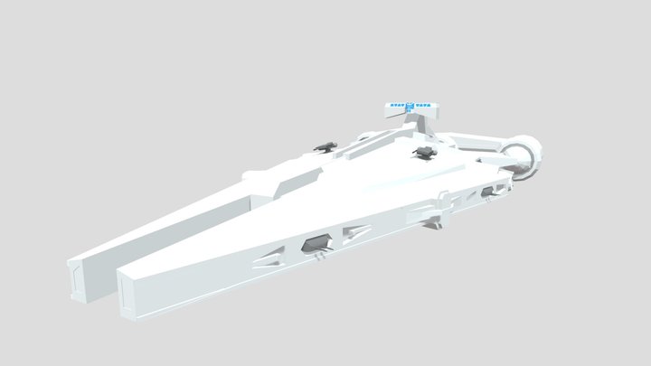 Arquitens-Class Light Cruiser 3D Model
