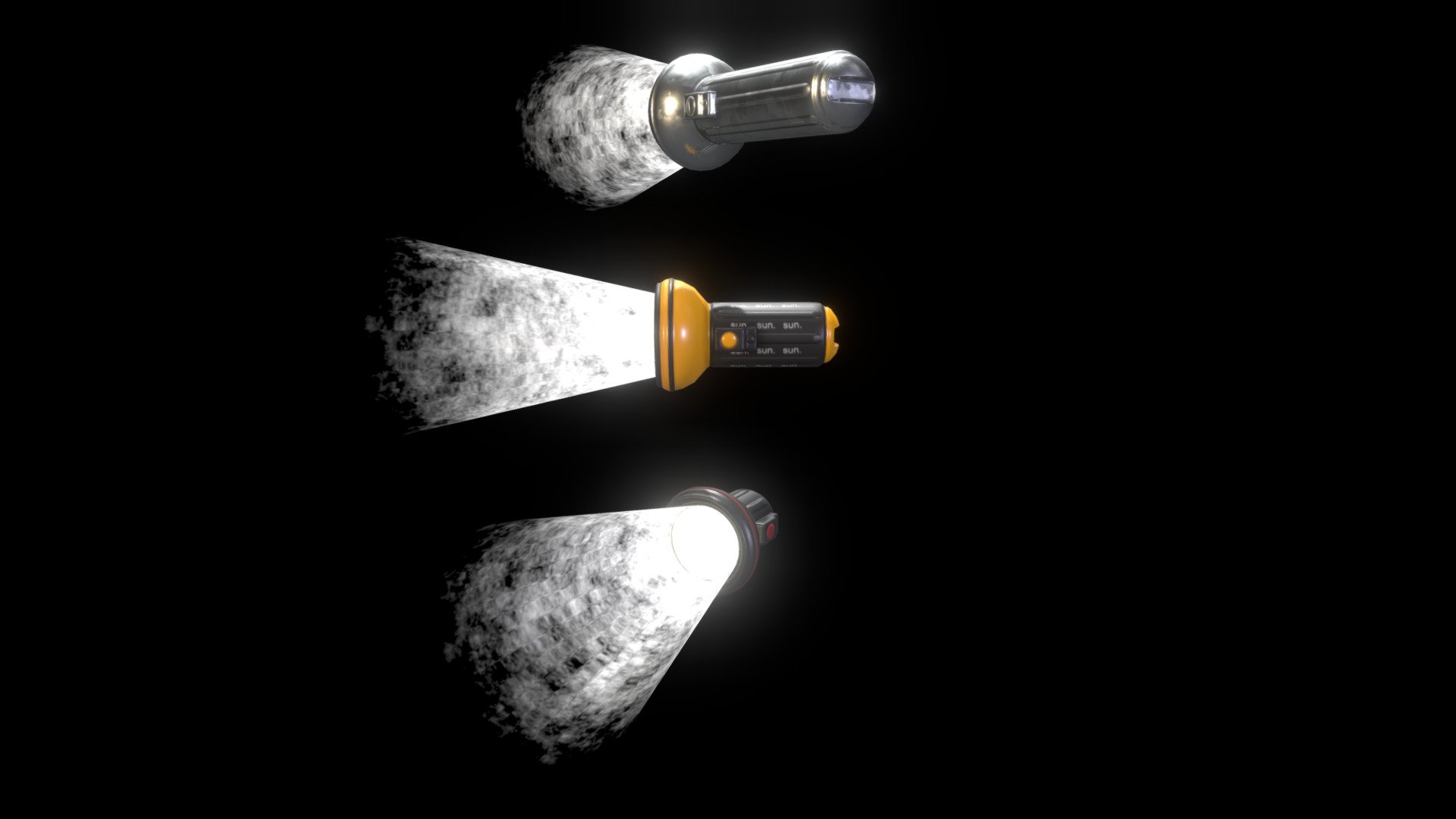 Stylized flashlight - 3D model by Yzzo163 [1057b2e] - Sketchfab