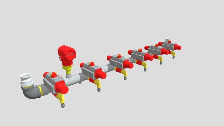 SprayBar1A 3D Model