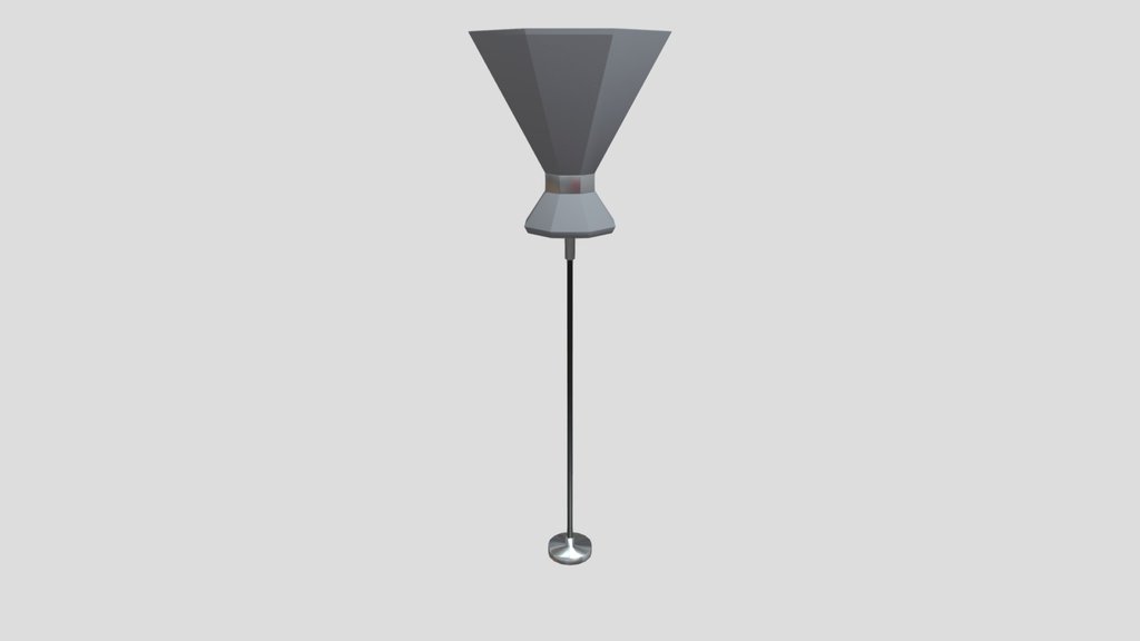 Octagonal Concrete Lamp