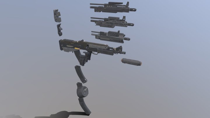 Call of Duty: Black Ops 7 - Voyak KT-3 – Kostenloses 3D-Modell STL