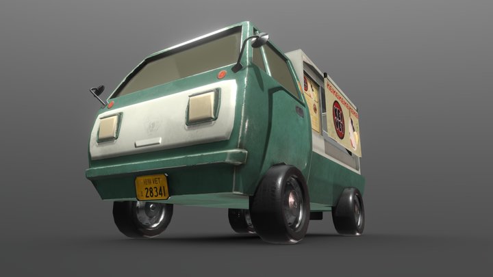 Kei Truck 3D Model