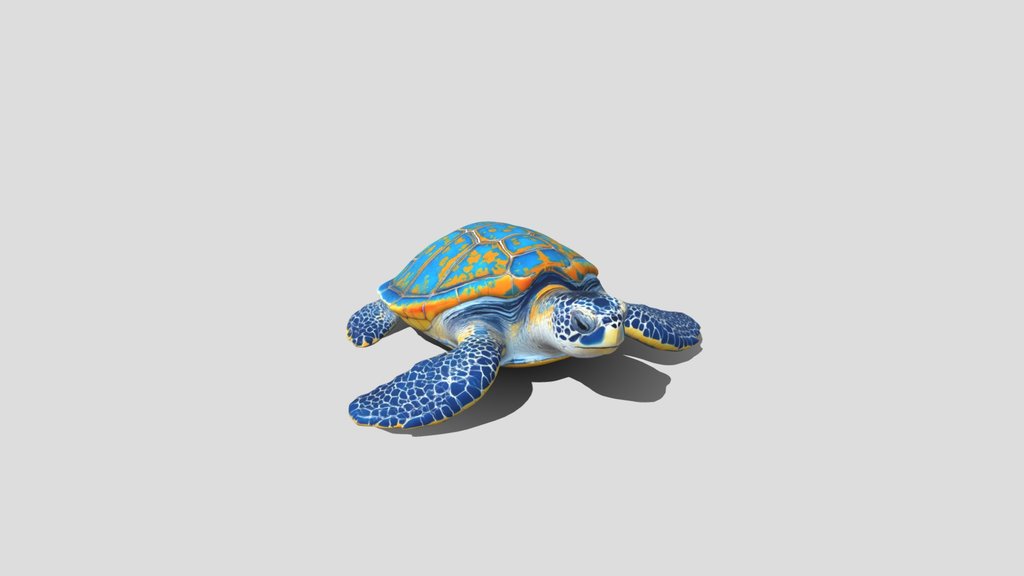 Prismatic Sea Turtle