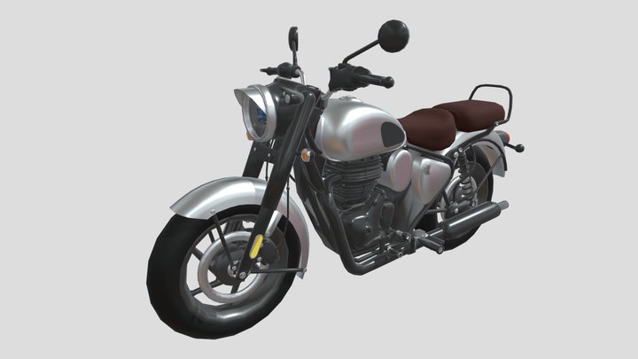 Royal Enfield Bullet – 3D Model (Blender) 3D Model