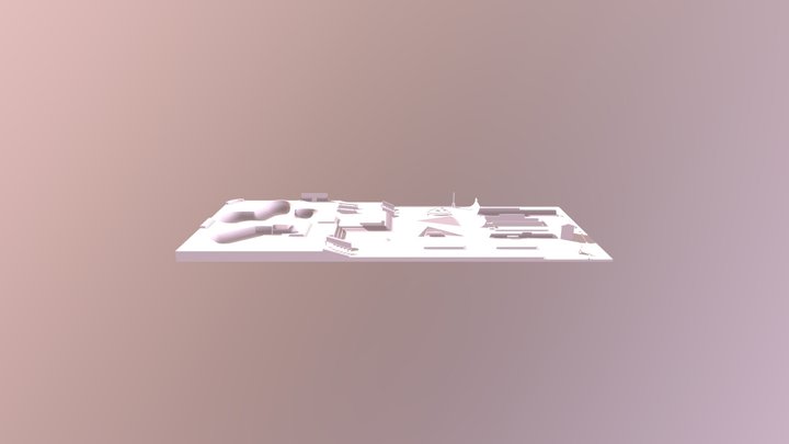 Austin TX Skate Park 3D Model