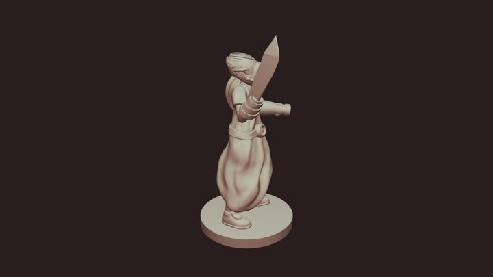 Lobo Civilian Female 3D Model