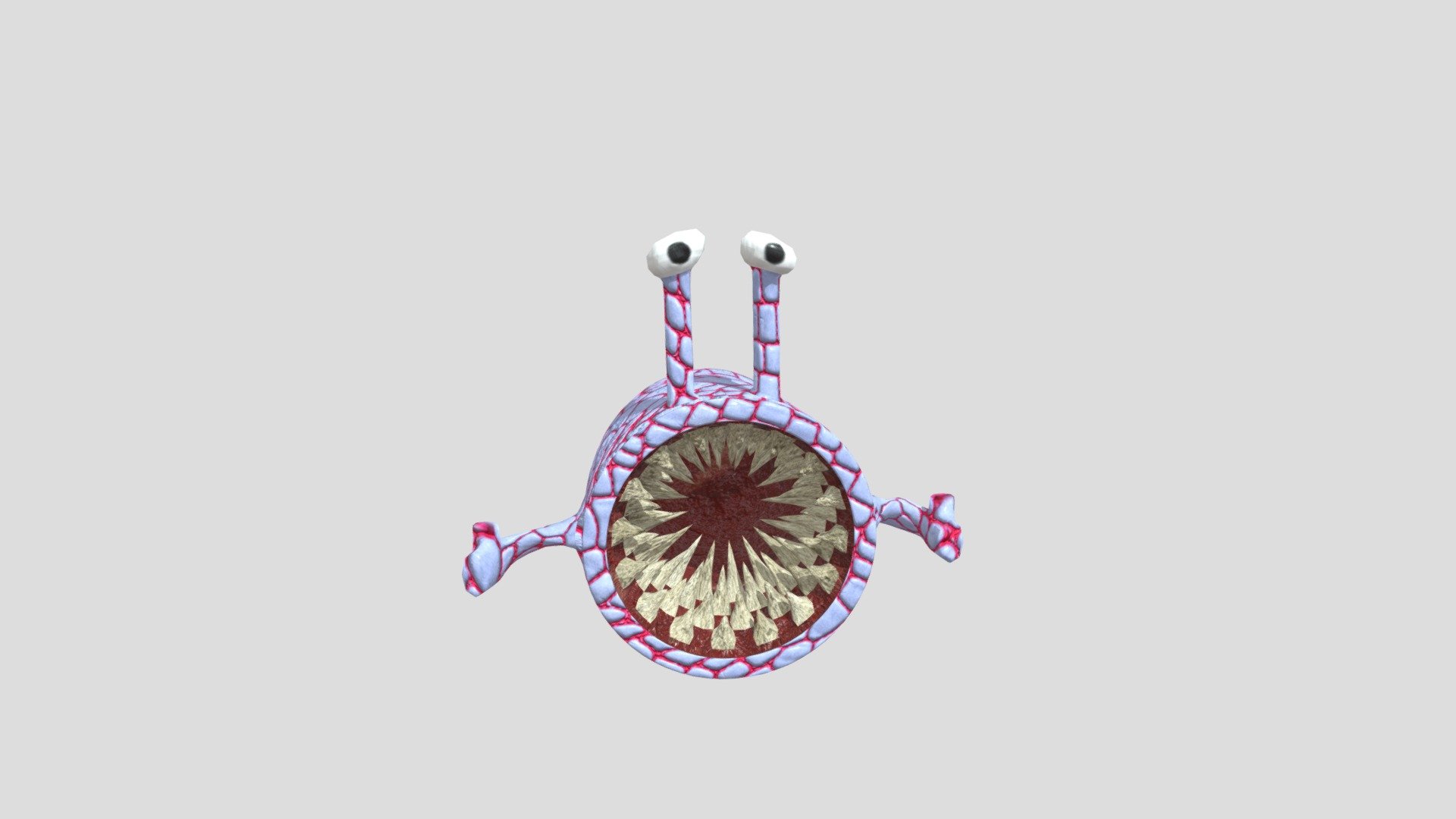 Worm monster - 3D model by AubreyRG [105df05] - Sketchfab
