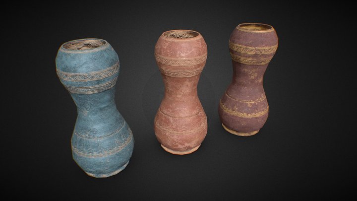 Near Eastern Pottery - game ready asset 3D Model