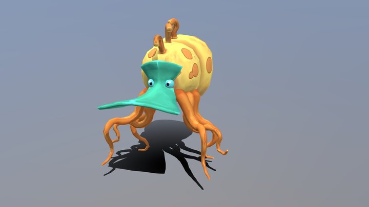Nautilid - Monster Sanctuary 3D Model