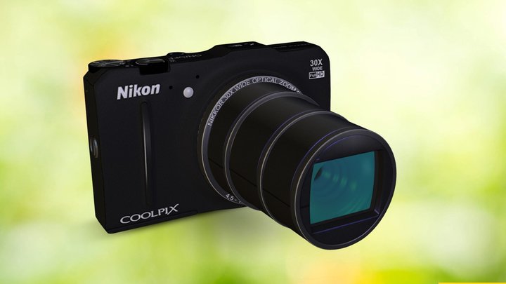 NIKON COOLPIX S9700 [BLACK EDITION]  3D Model