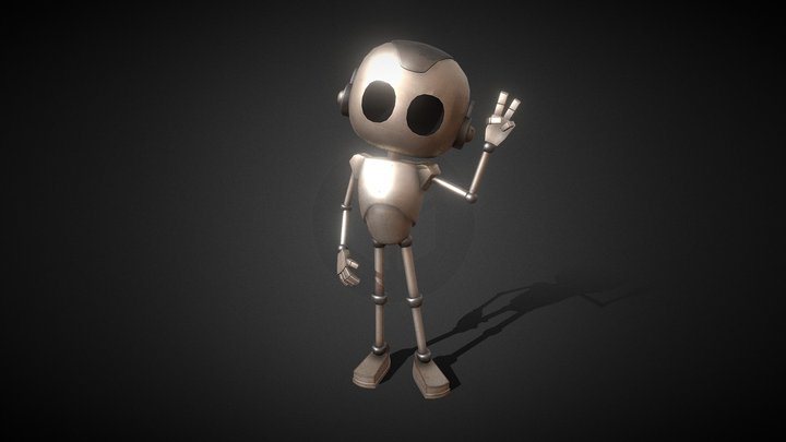 Null - a little robot guy 3D Model