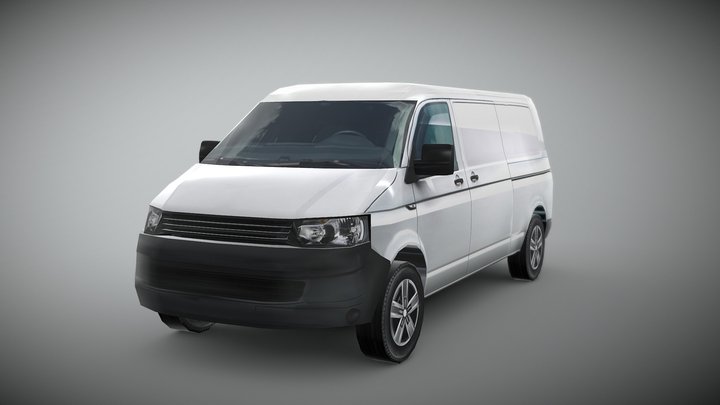 European Van transporter 3D Model
