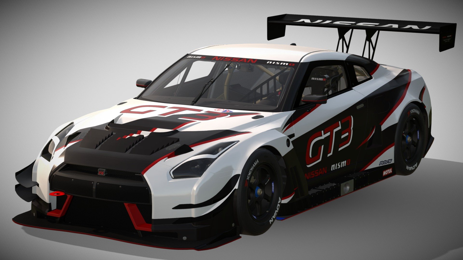 2015 Nissan GT-R Nismo GT3 (R35) - Download Free 3D model by Ddiaz