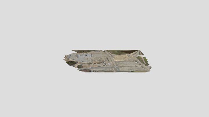 Large Construction Site In Progress 3D Model